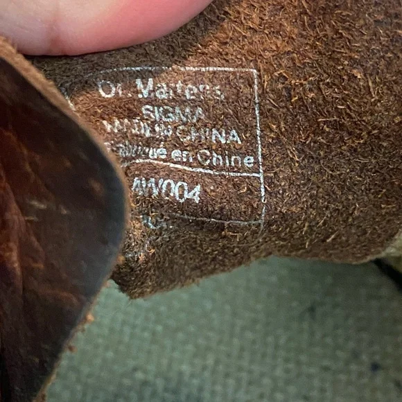 DR. MARTENS DOCS SIGMA LEATHER SHOE RARE CHUNKY SZ 39 US 8 L  GUC - Picture 15 of 16